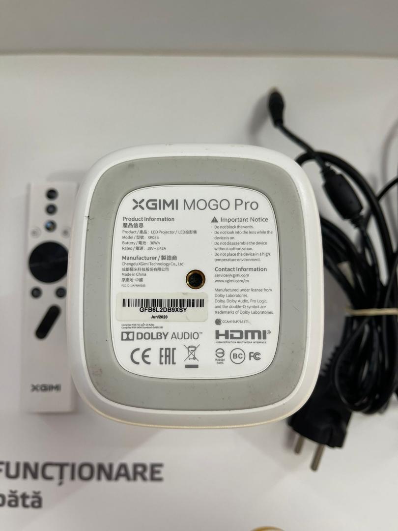Videoproiector portabil smart XGiMi MoGo Pro image 3