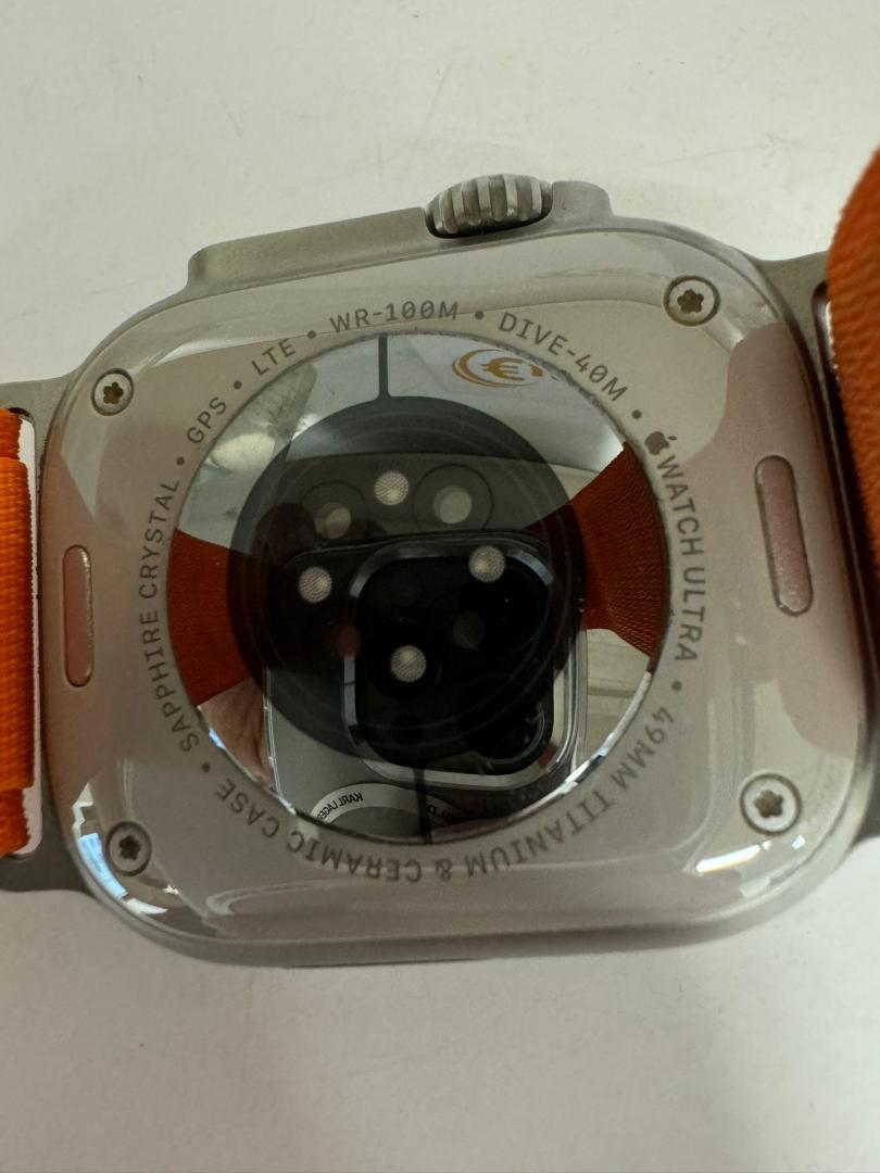 Apple Watch Ultra, GPS, Cellular, Carcasa Titanium 49mm, Orange Alpine Loop image 5
