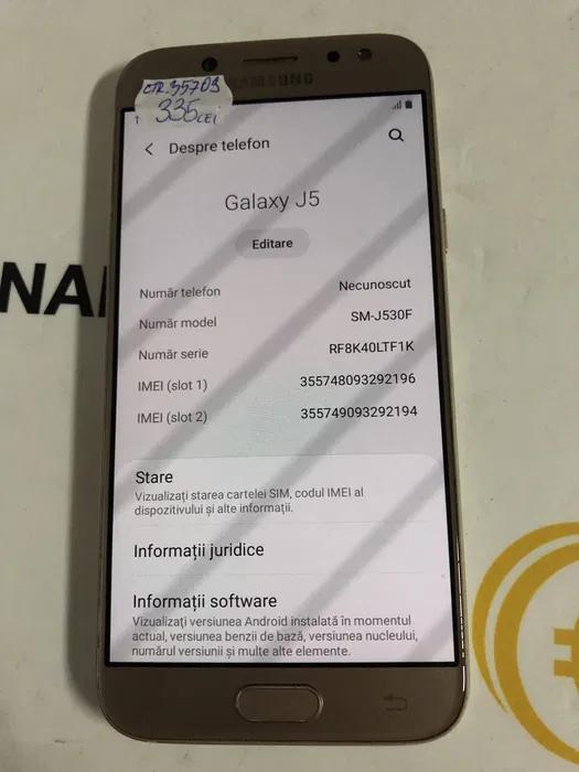 Telefon Samsung J5, 16GB, Gold image 3