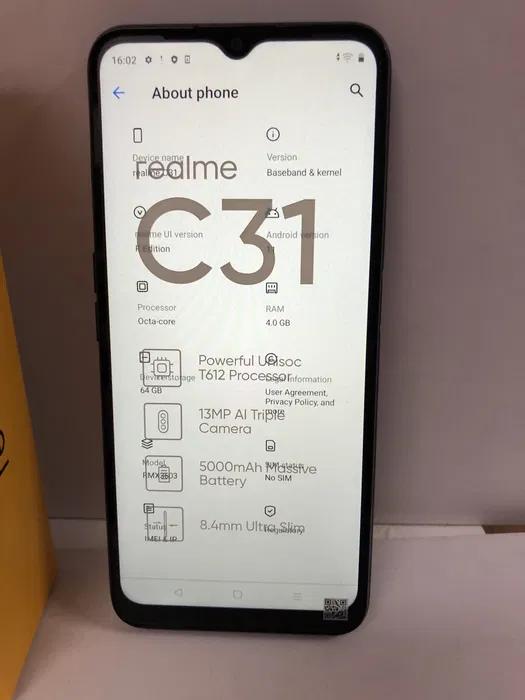 Telefon Realme C31, 64GB, Black image 3