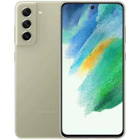 Telefon Samsung Galaxy S21 FE, Dual SIM, 6GB RAM, 128GB, 5G, Olive image 4