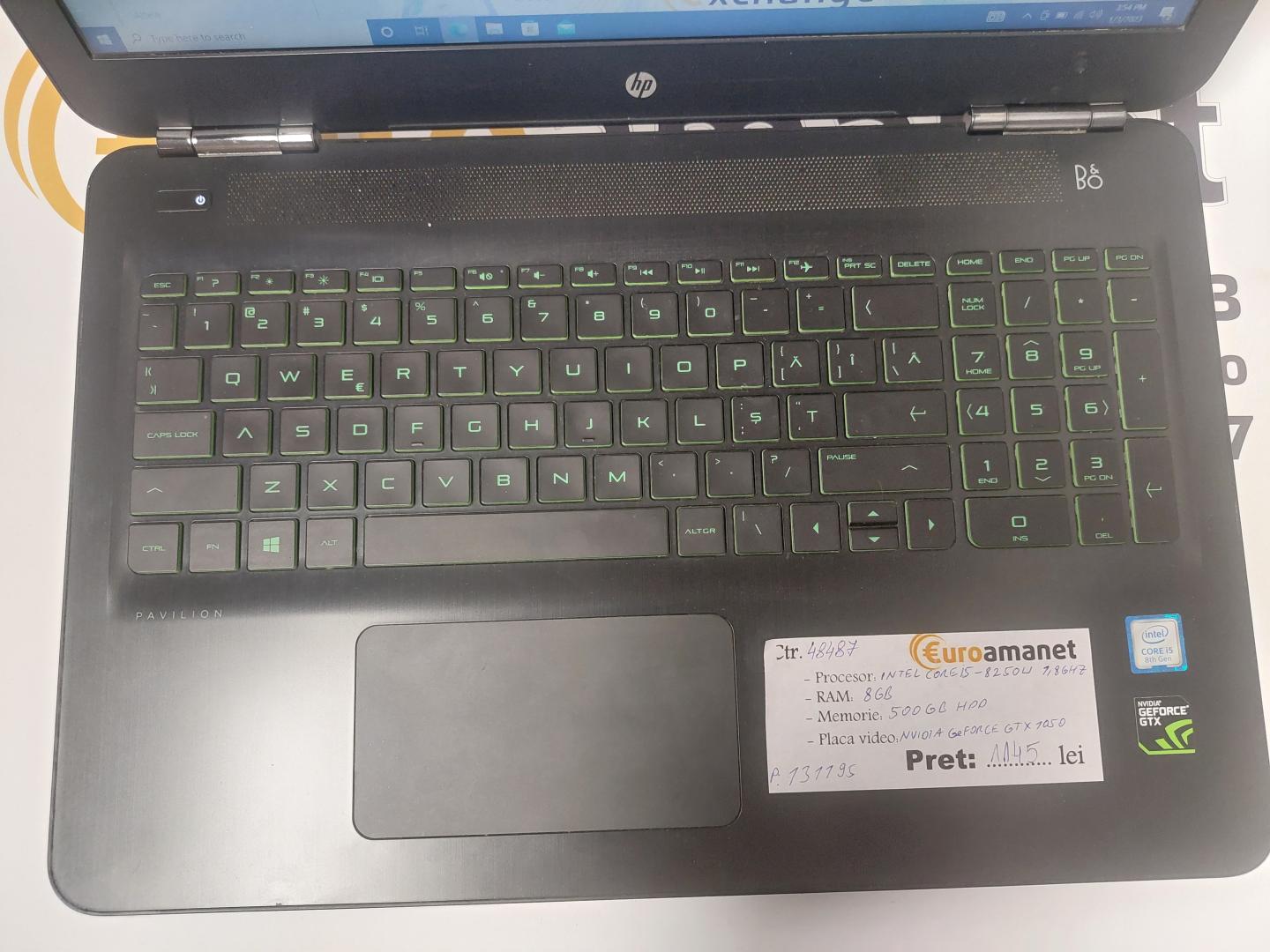Laptop Gaming HP Pavilion 15-bc414nq, Intel Core i5-8250U, 8GB RAM,  image 2