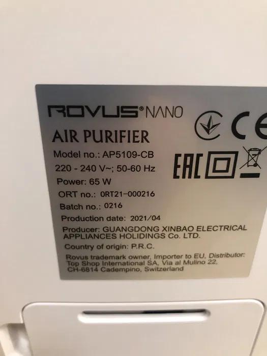Purificator Aer ROVUS Nano AP-5109-CB  image 6
