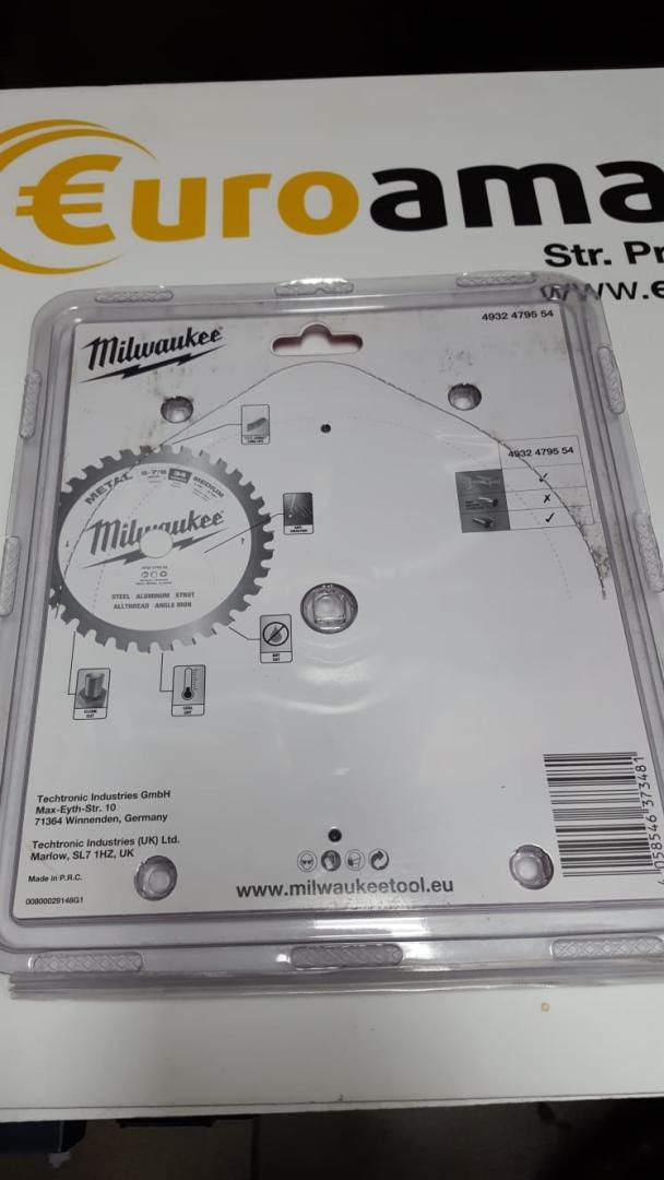 Pânze fierăstrău circular pentru metal Milwaukee (Diametru interior disc (mm): 20, Nr. dinți: 30 image 2