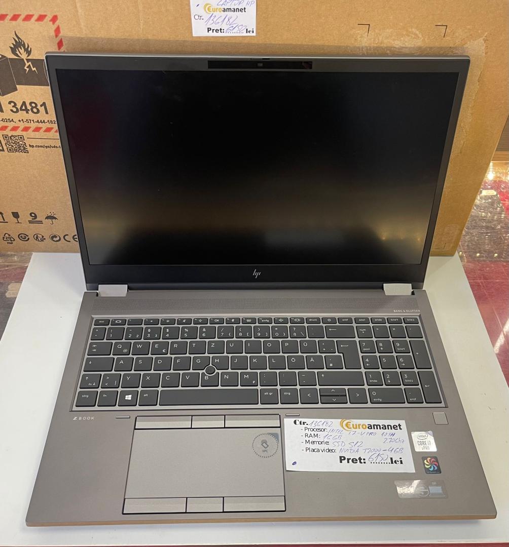Laptop HP ZBook Fury 15 G7 i7-10th Gen