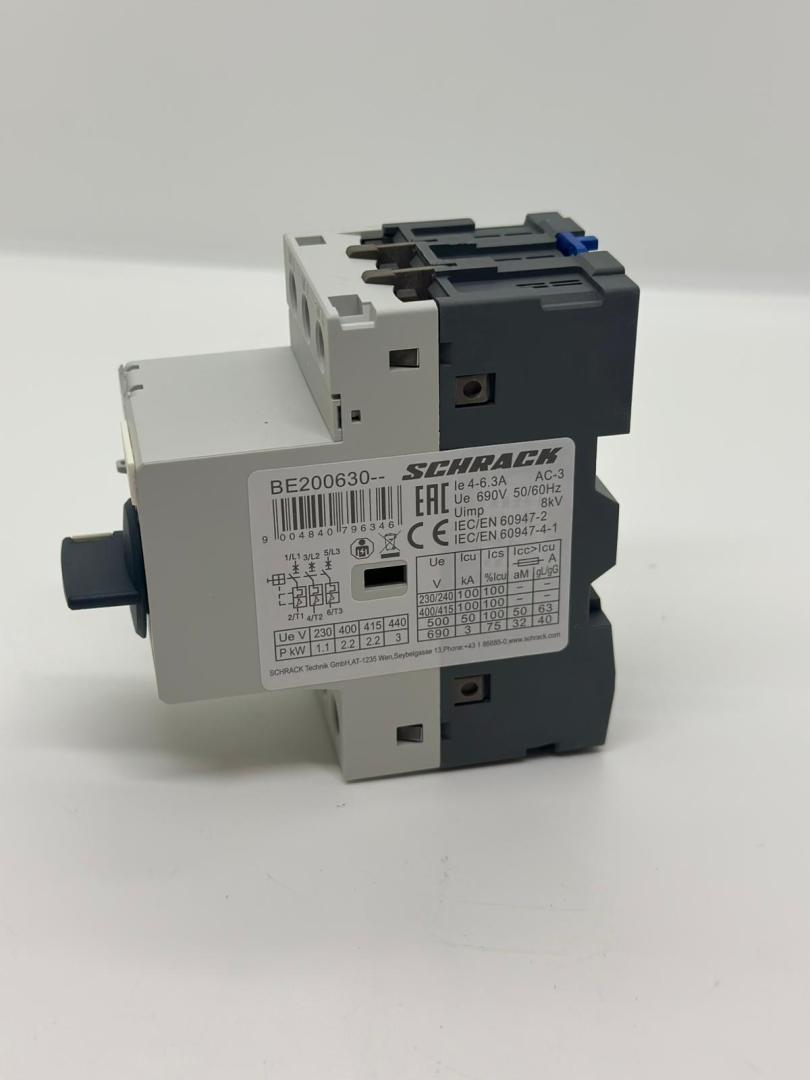 Siguranță automată protecție motor Schrack, 4-6.3 A image 2