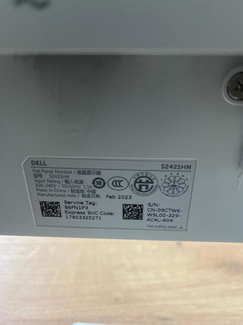 Monitor LED Dell S2421HN, Full HD, 23.8" image 2