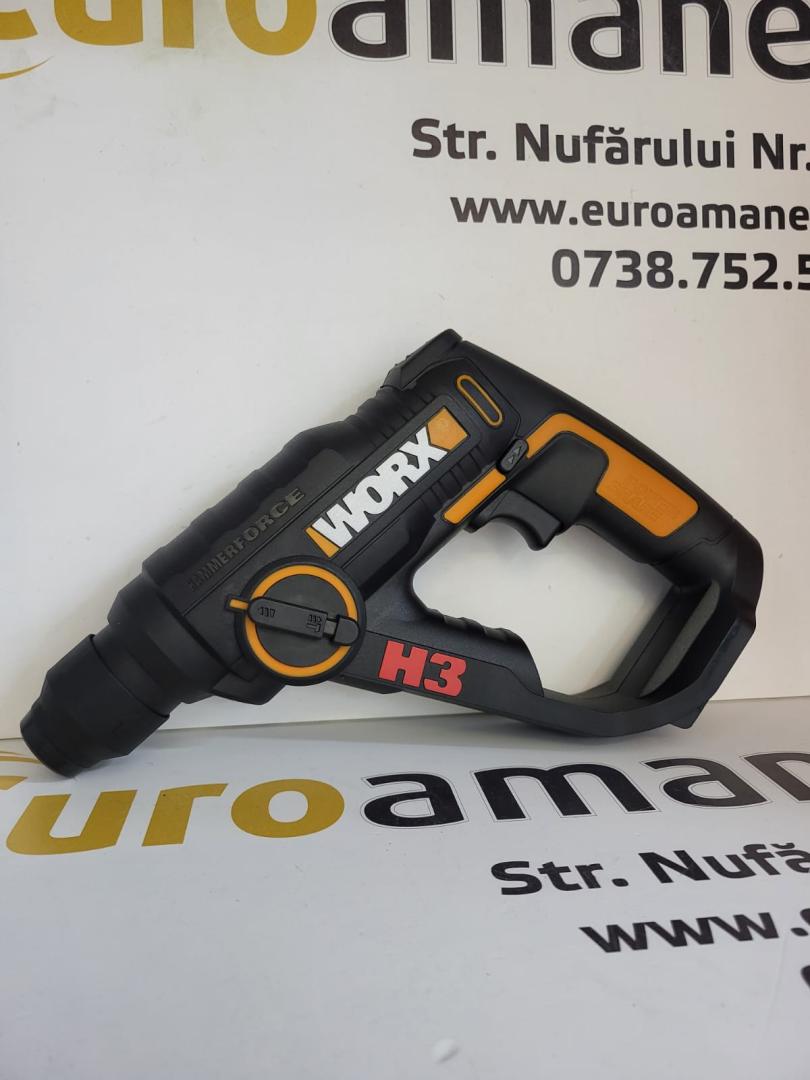 Ciocan rotopercutor fara acumulator Worx WX390.9 H3 20V image 1