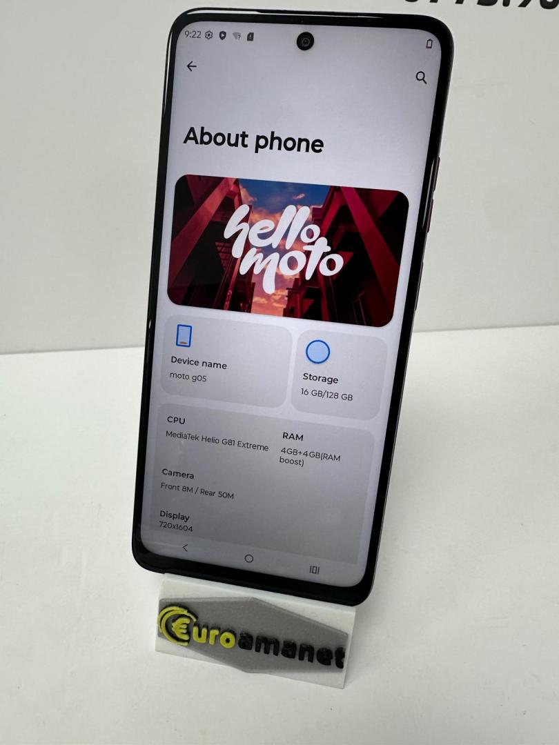 Telefon mobil Motorola moto g05, Dual SIM, 64GB, 4GB RAM, 5200 mAh, Plum Red image 2