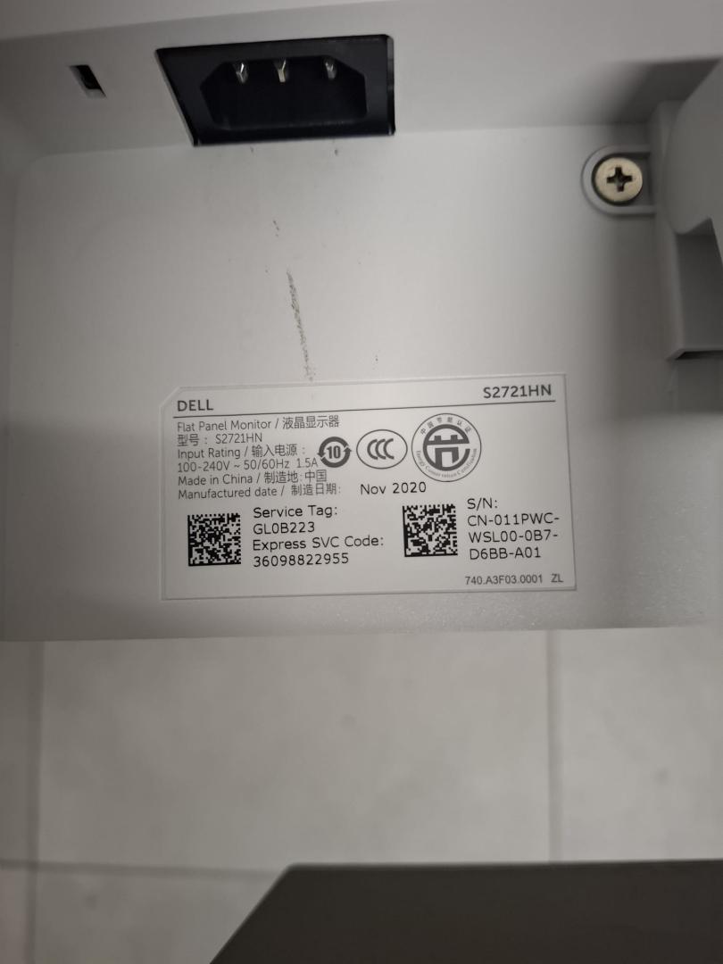 Monitor LED IPS Dell 27",  S2721HN image 1