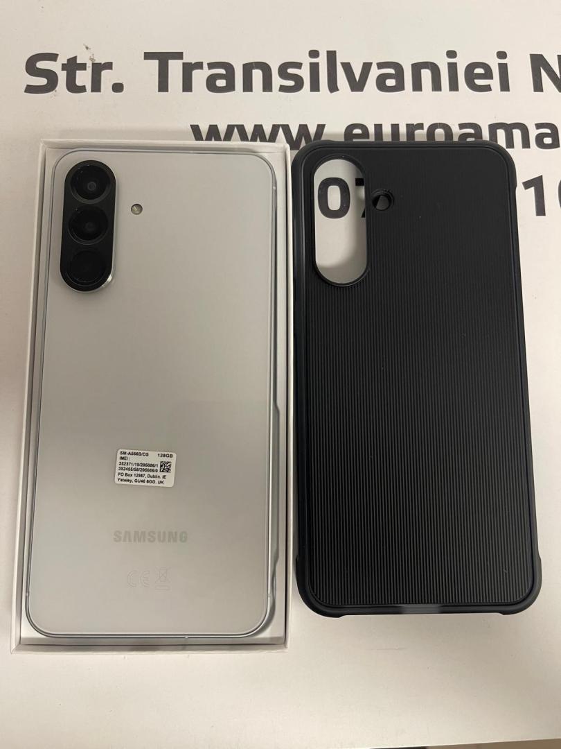 Telefon SAMSUNG Galaxy A56 5G, 128GB, 8GB RAM, Dual SIM, Awesome LightGray image 1