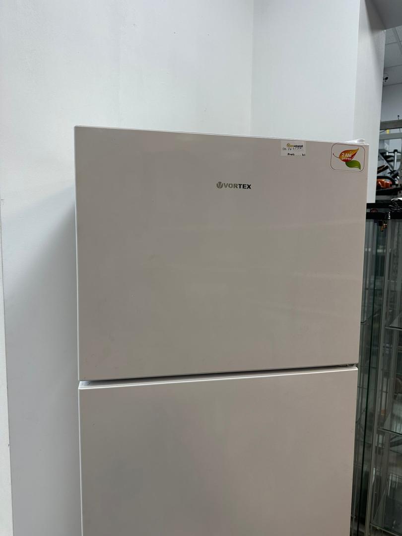 Frigider VORTEX, VDD22SWH01V, doua usi, 212 l, H 144 cm, Clasa F, alb image 3