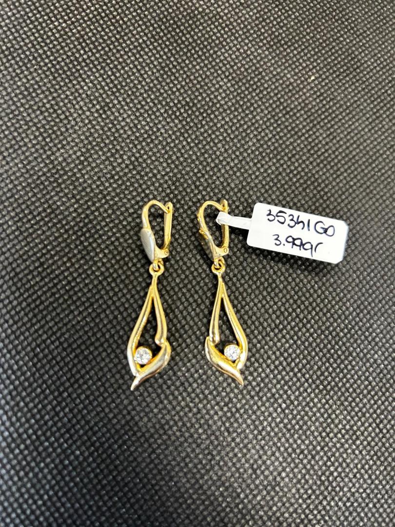 Cercei Aur 14kt image 3