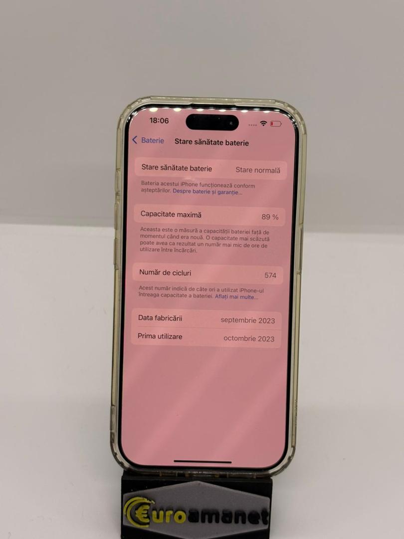 Telefon mobil Apple iPhone 15 Pro, 128GB, 5G image 1