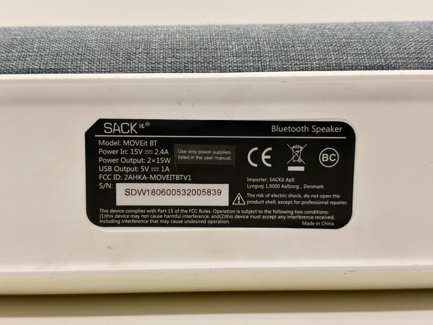 Boxa Portabila SACKit MOVEit Bluetooth image 1
