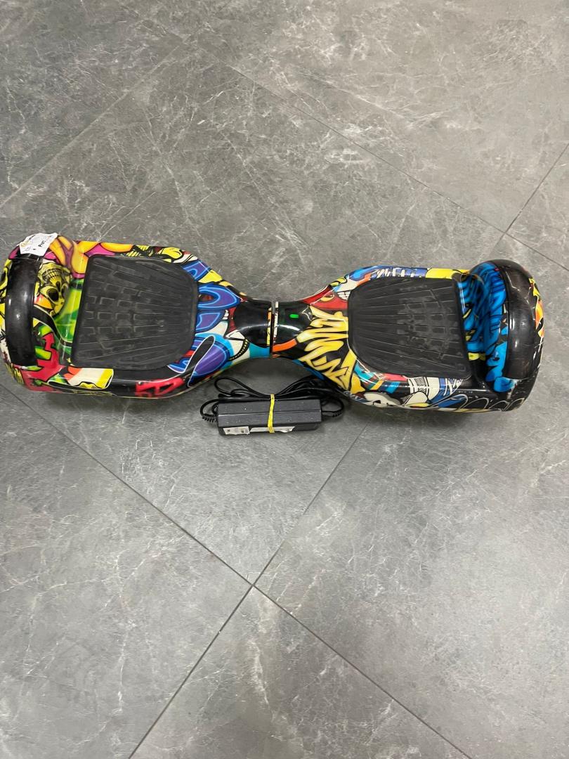 Hoverboard, max. 100 kg, Lumini LED, Bluetooth, Roti 8.5 inch, Multicolor image 2
