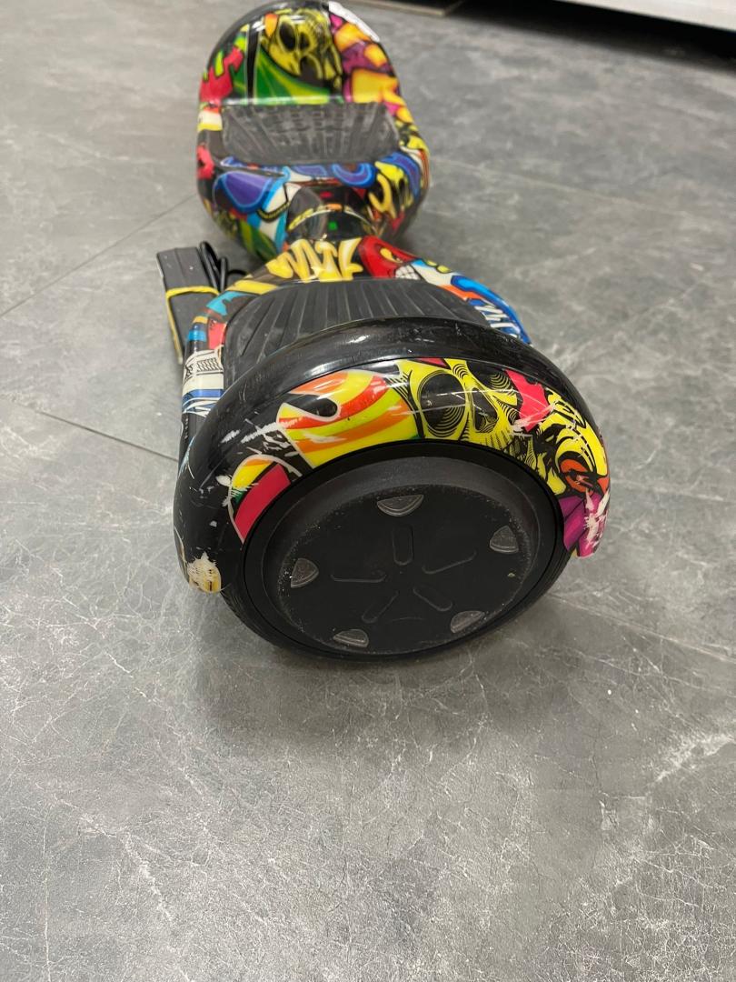 Hoverboard, max. 100 kg, Lumini LED, Bluetooth, Roti 8.5 inch, Multicolor image 4
