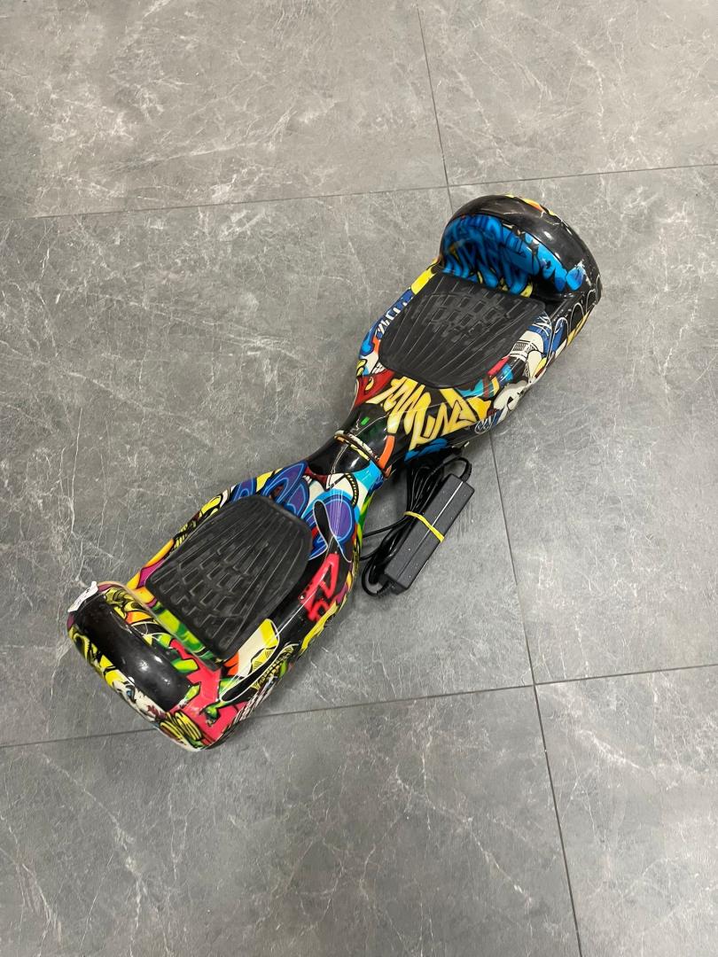 Hoverboard, max. 100 kg, Lumini LED, Bluetooth, Roti 8.5 inch, Multicolor image 5