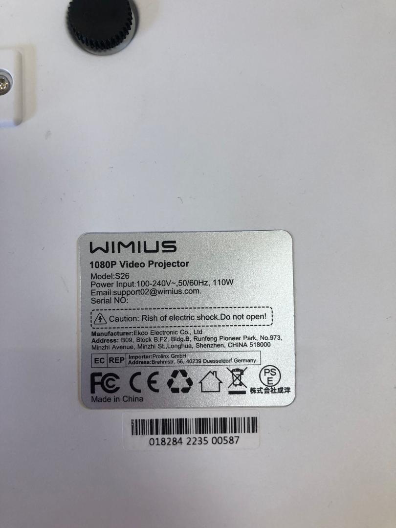 Proiector WiMiUS S26 1080P 4K EuroAmanet EuroAmanet - Amanet Non