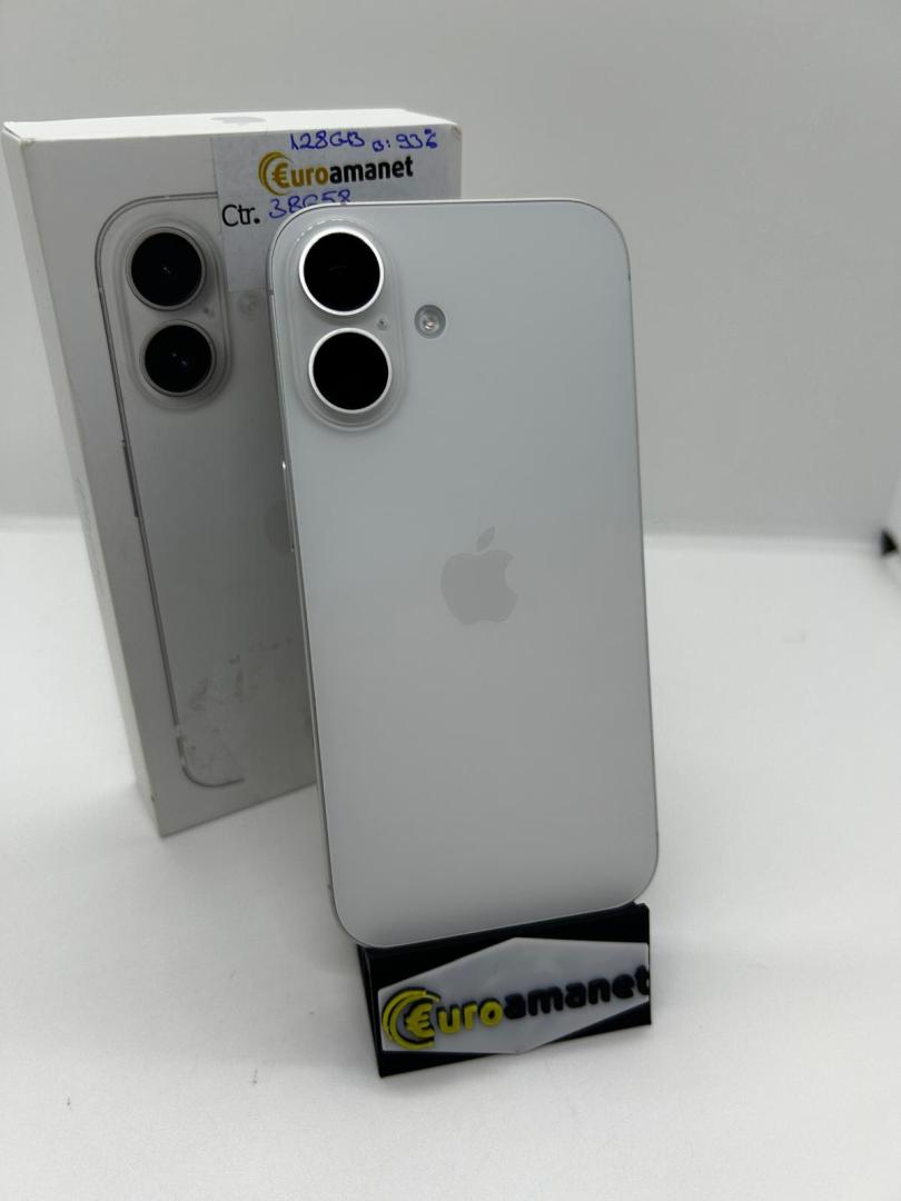 Telefon Apple iPhone 16, 128GB, 5G, White B.93% image 2