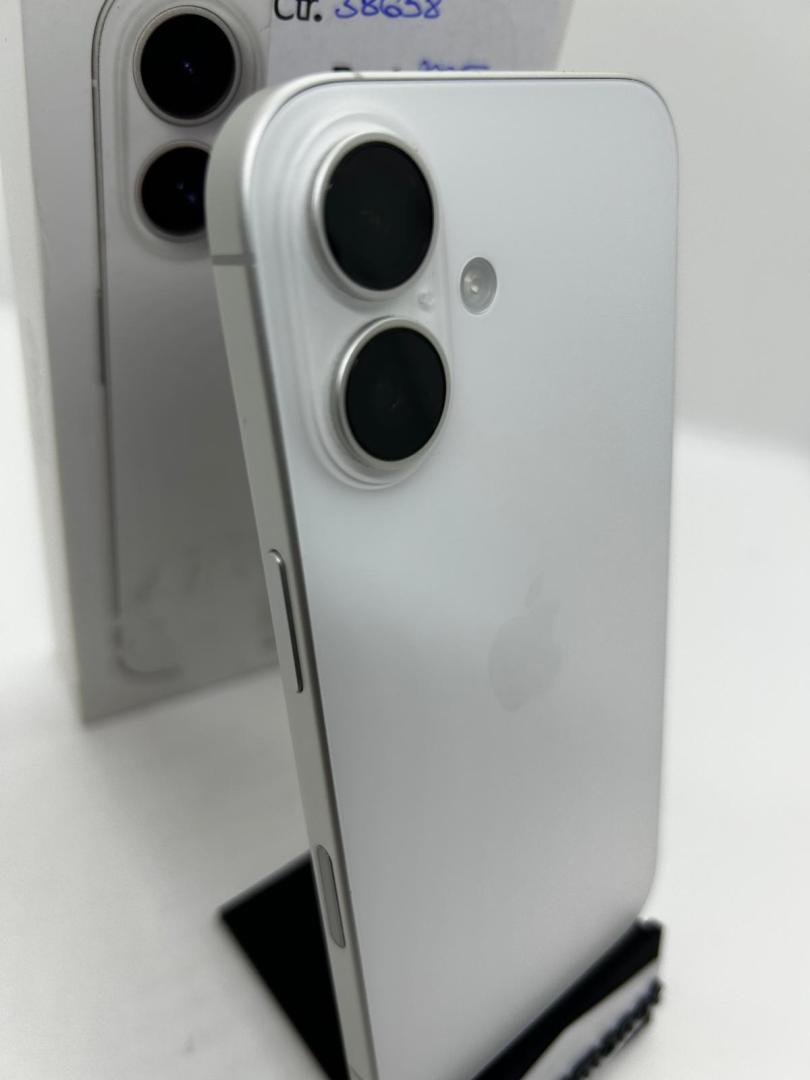 Telefon Apple iPhone 16, 128GB, 5G, White B.93% image 3