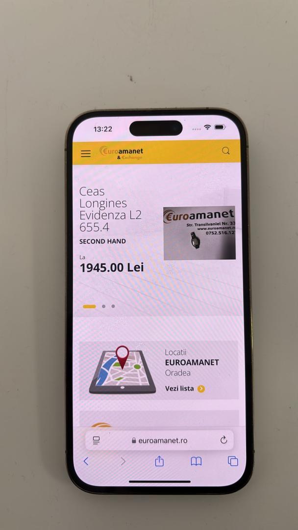 Telefon mobil Apple iPhone 14 Pro, 128GB, 5G 80% Bat