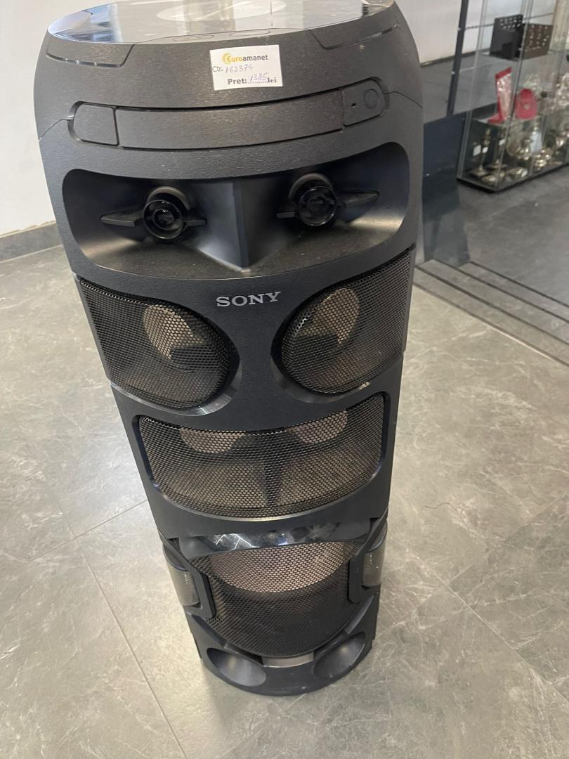 Sistem audio High Power Sony MHC-V81D, Hi-Fi, Party Music, Bluetooth, NFC, Party Chain, USB, DVD, 800W