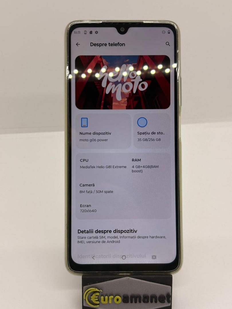 Telefon mobil Motorola g06 Power, Dual SIM, 256GB, 4GB RAM image 2