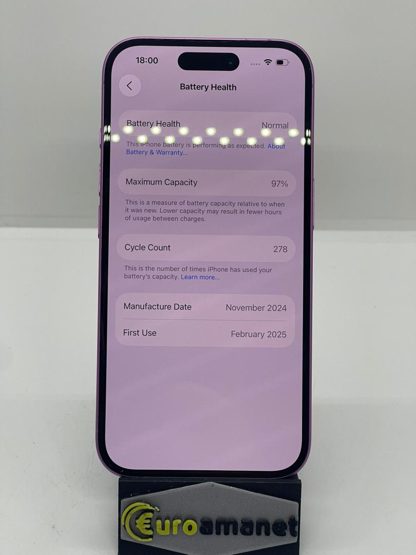 Telefon mobil Apple iPhone 16, 128GB, 5G, Pink image 2