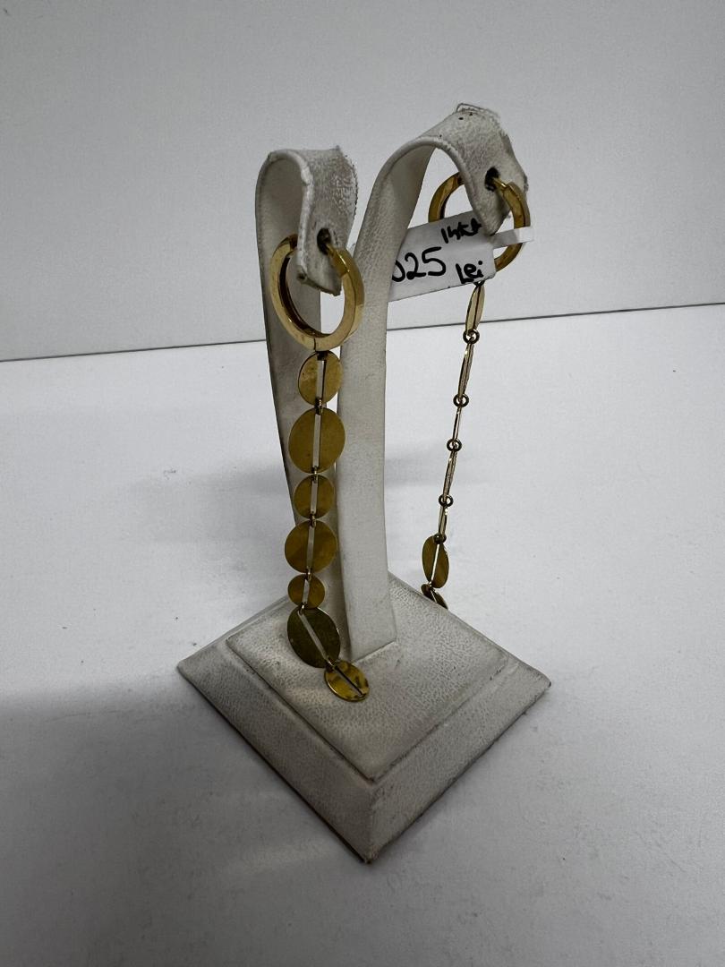 Cercei aur 14k image 3