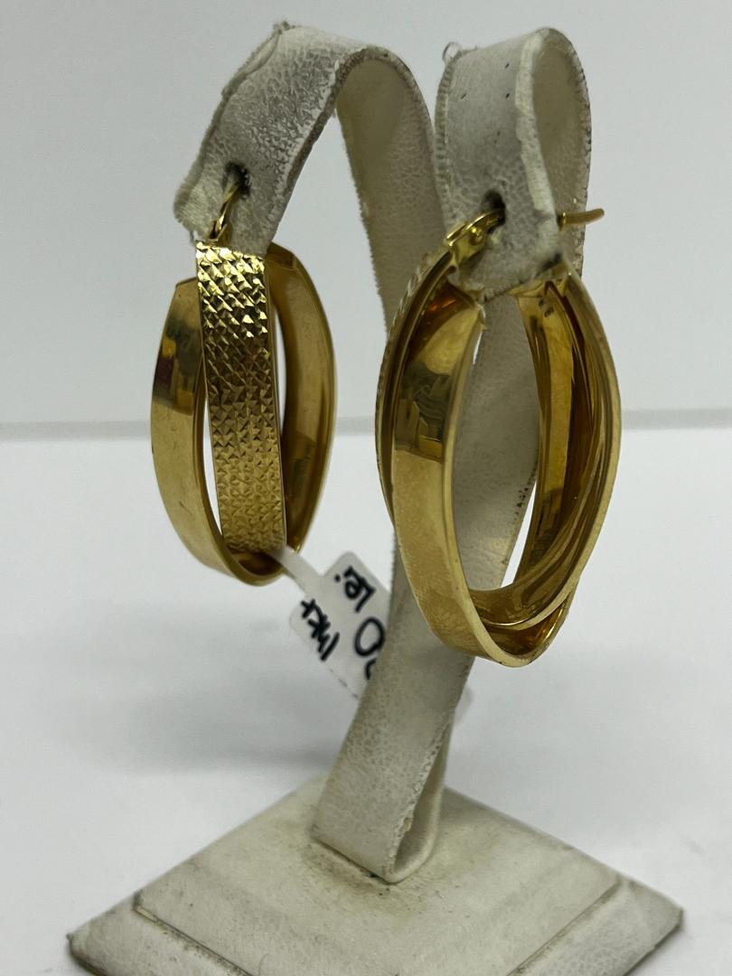 Cercei aur 14k image 2