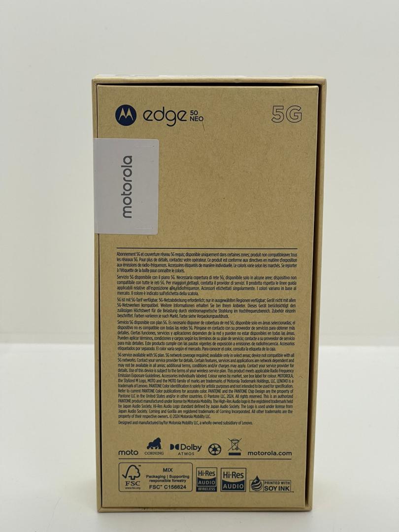 Telefon mobil Motorola Edge 50 Neo, Dual SIM, 256GB, 8GB RAM, 5G, Sigilat image 1
