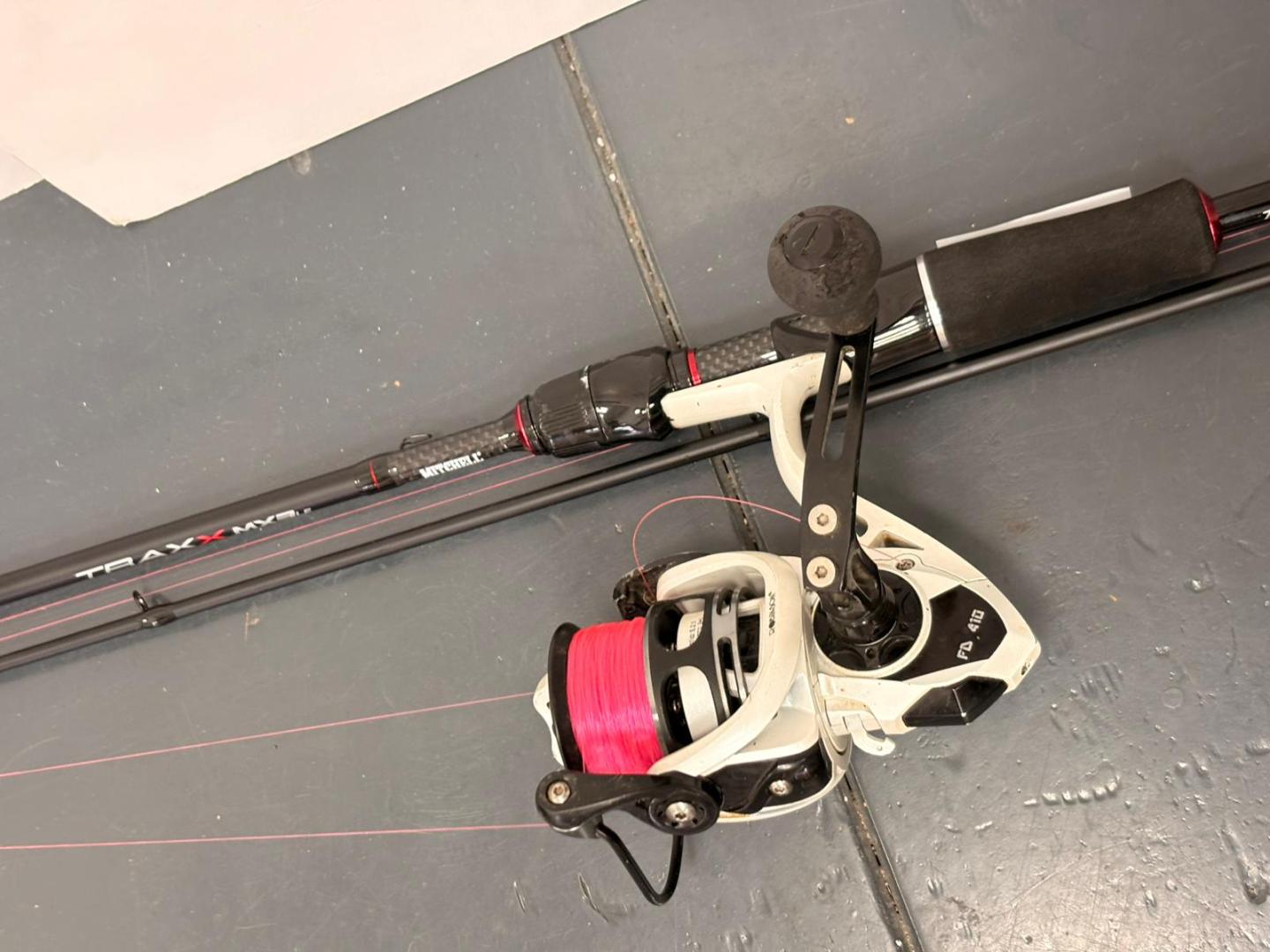 Lanseta Mitchell Traxx Mx3Le Lure Spinning 702L, 2.13m, 3-14g cu mulineta Robinson FD410 image 2