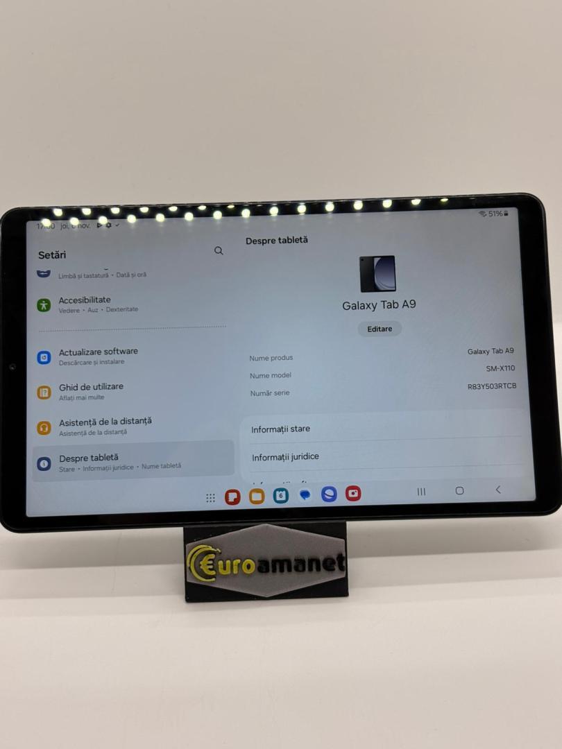 Tableta Samsung Galaxy Tab A9, Octa-Core, 8.7", 4GB RAM, 64GB, GRAY image 4