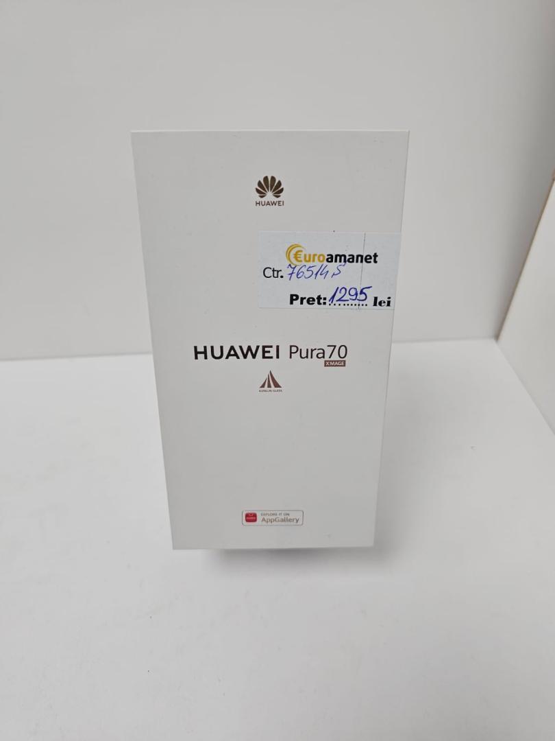 Telefon mobil Huawei Pura 70, 256GB, 12GB RAM, WHITE