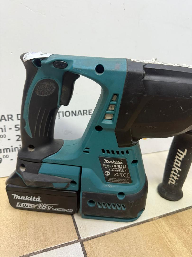 Ciocan rotopercutor pe acumulator Makita DHR243Z image 3