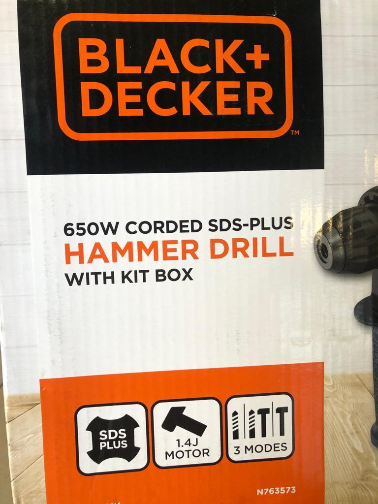  BLACK+DECKER BEHS01K-QS BEHS01K Hammer Drill 650W