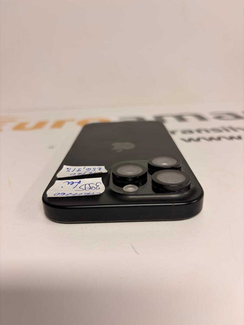 Telefon APPLE iPhone 16 Pro 5G, 256GB, Black Titanium bat.91% image 4
