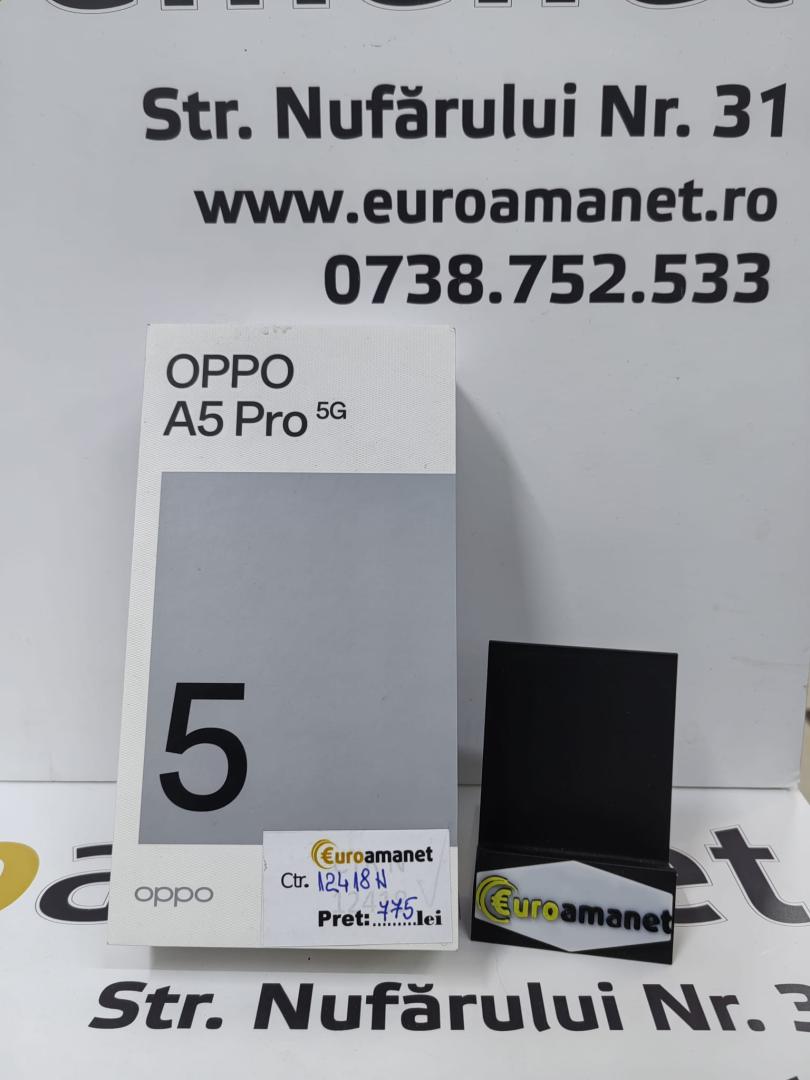 Telefon mobil OPPO A5 Pro, Dual SIM, 8GB RAM, 256GB Nou