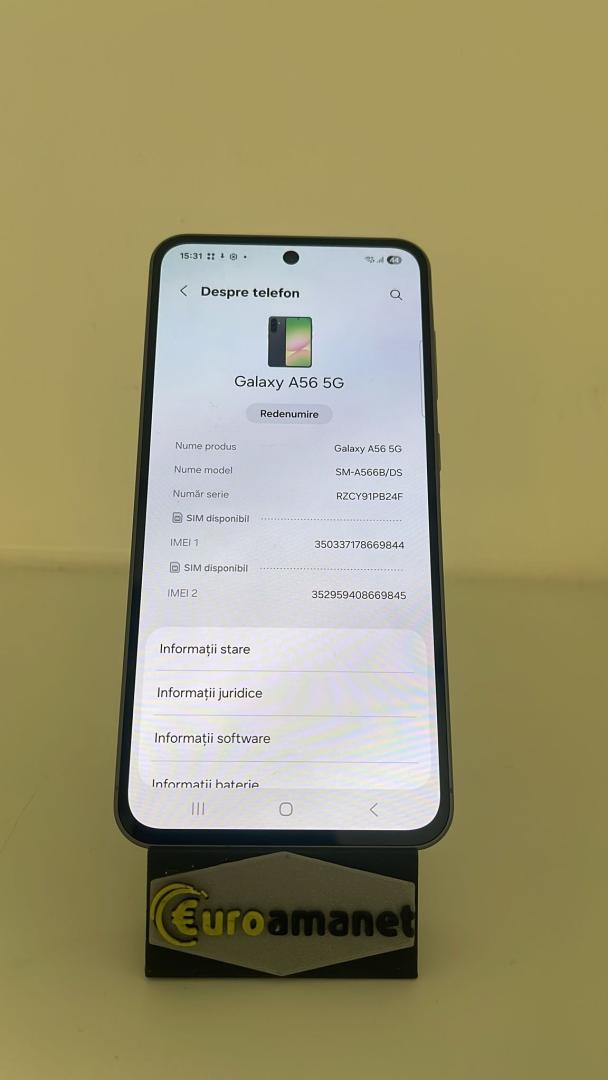 Telefon mobil Samsung Galaxy A56, Dual SIM, 8GB RAM, 128GB, 5G image 1