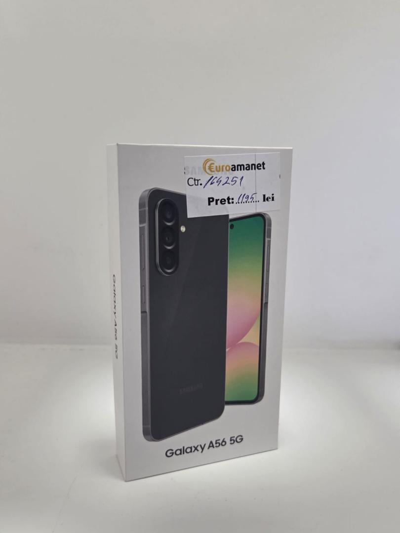 Telefon mobil Samsung Galaxy A56, Dual SIM, 8GB RAM, 128GB, 5G, Awesome Graphite