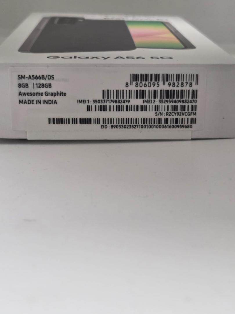 Telefon mobil Samsung Galaxy A56, Dual SIM, 8GB RAM, 128GB, 5G, Awesome Graphite image 2