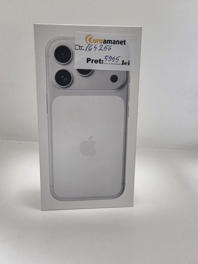 Telefon mobil Apple iPhone 17 Pro, 256GB, 5G, Silver -SIGILAT-