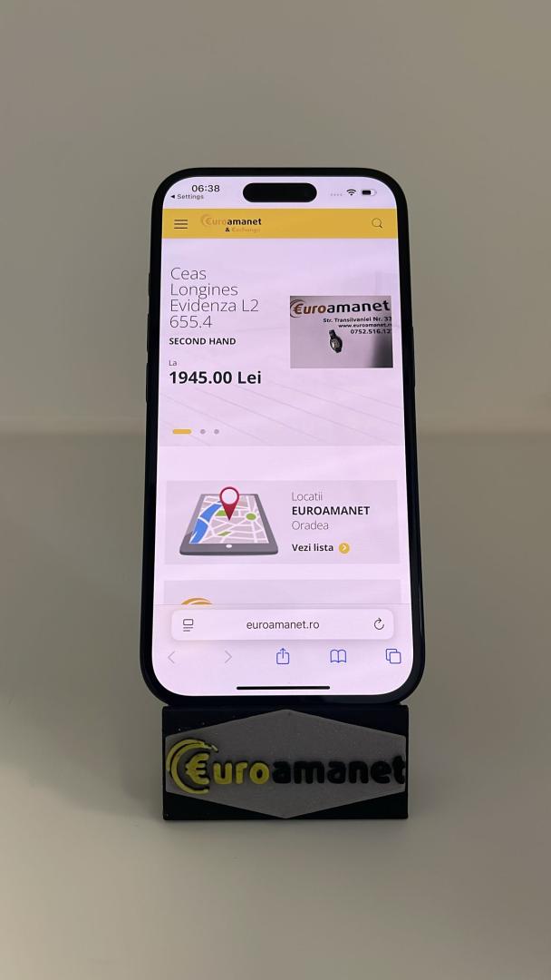 Telefon mobil Apple iPhone 16, 128GB, 5G, Black image 1