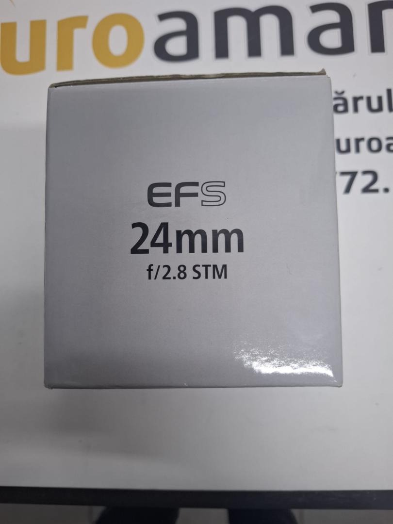 Canon EF-S 24mm Obiectiv Foto DSLR F2.8 STM image 2