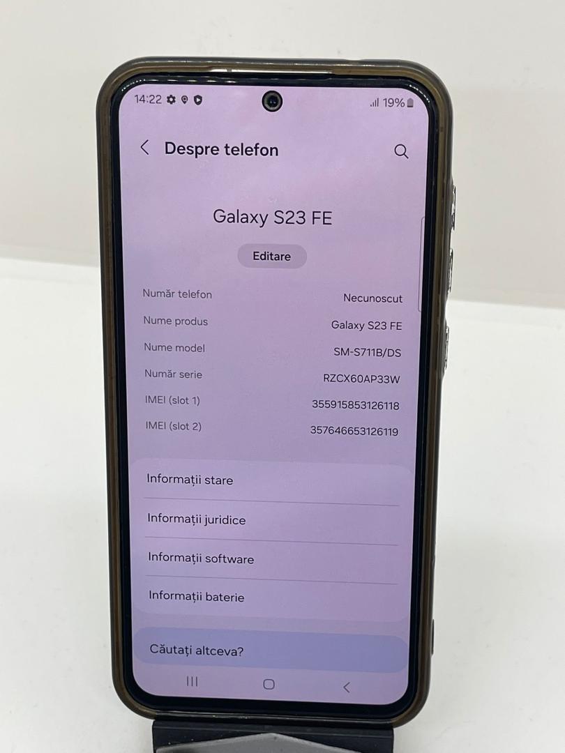 Telefon mobil Samsung Galaxy S23 FE, Dual SIM, 8GB RAM, 128GB, 5G image 3