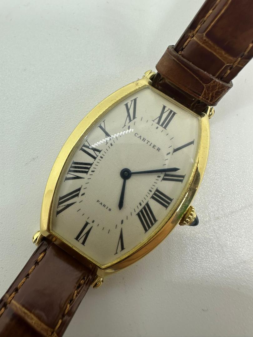 Ceas Cartier Tonneau Paris, Aur 18K