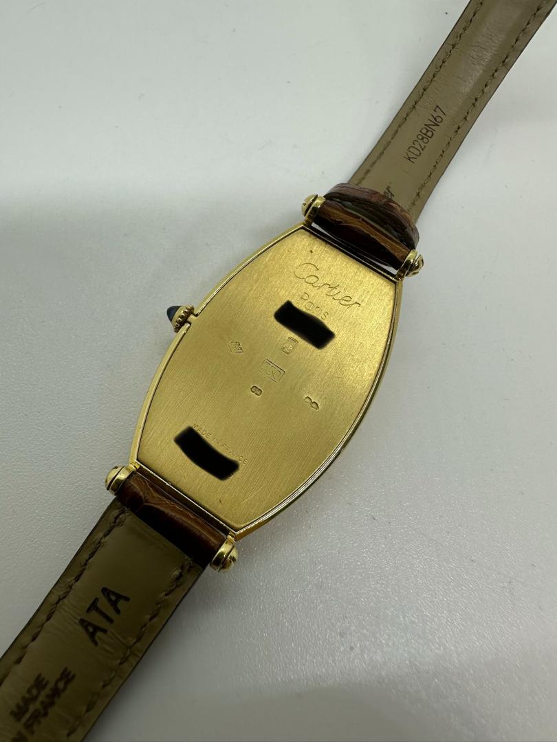 Ceas Cartier Tonneau Paris, Aur 18K image 4