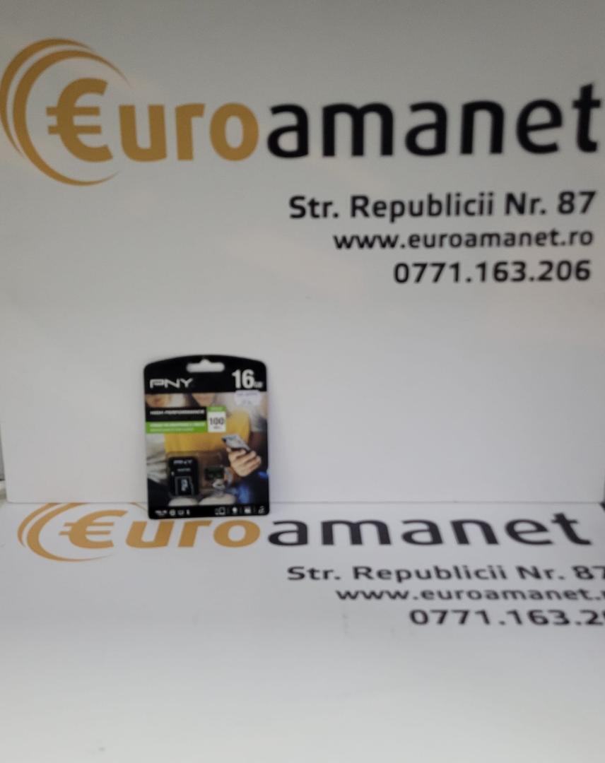 Card de meorie MicroSD PNY, 16GB, 100MB/s, cu adaptor