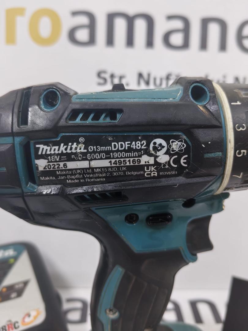 Masina de gaurit si insurubat Makita DDF482 image 1